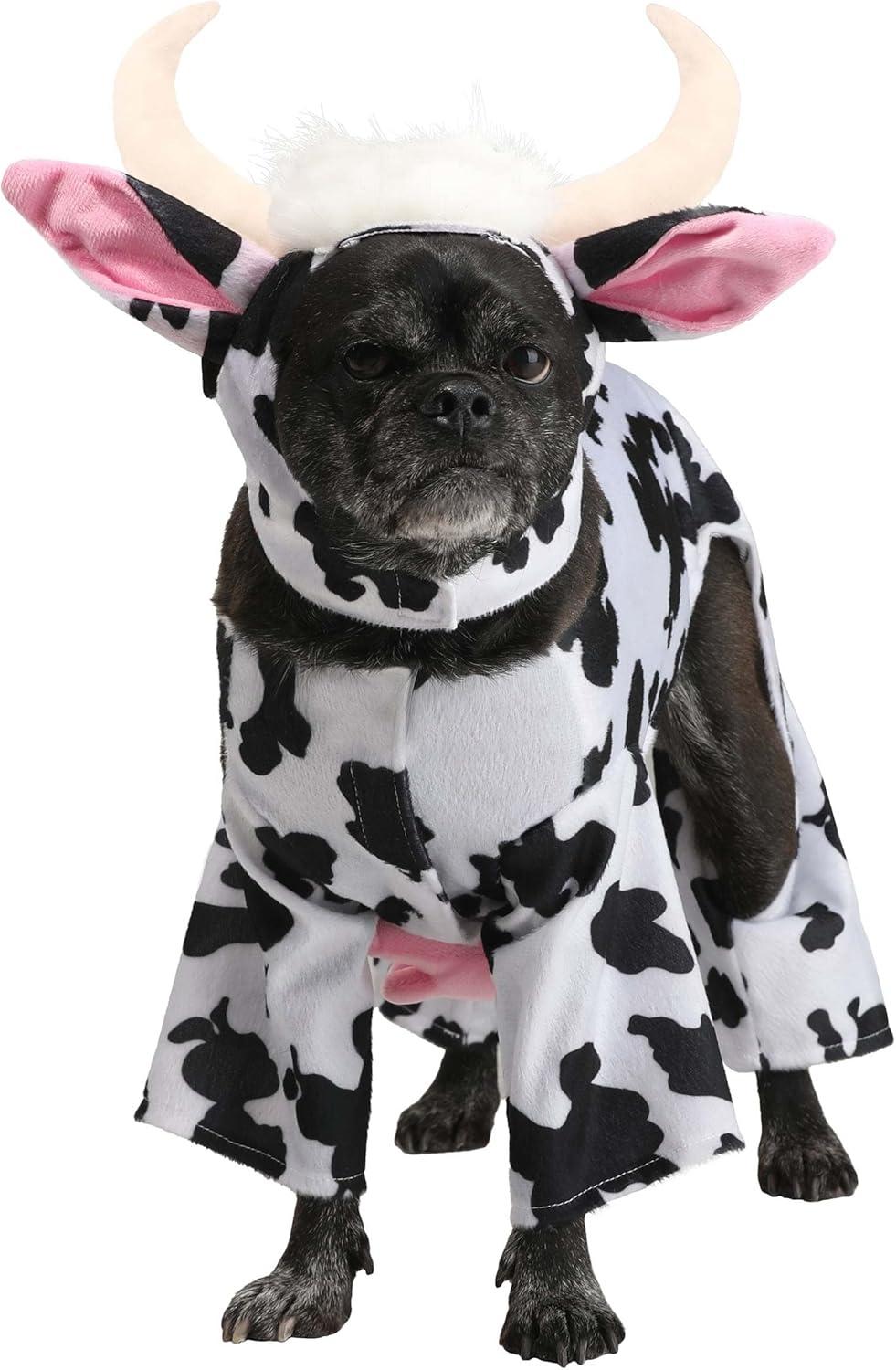 imageFun Costumes Cow Dog Costume Multicolor SmallL
