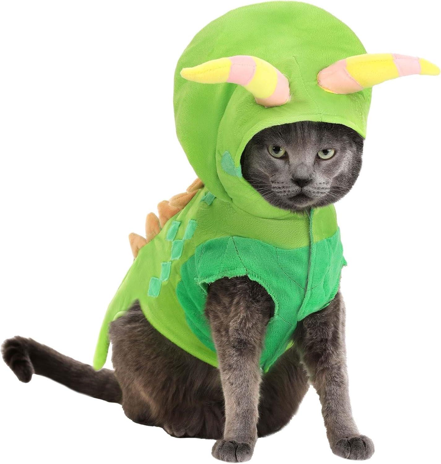 imageFun Costumes Magic School Bus Liz Pet Costume Velour Hooded Outfit ampamp HornsMedium