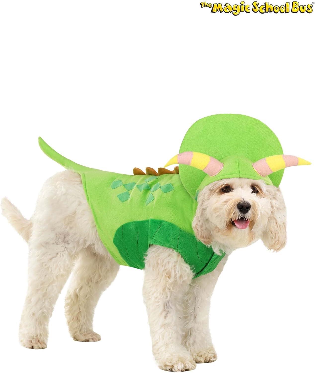 imageFun Costumes Magic School Bus Liz Pet Costume Velour Hooded Outfit ampamp HornsMedium