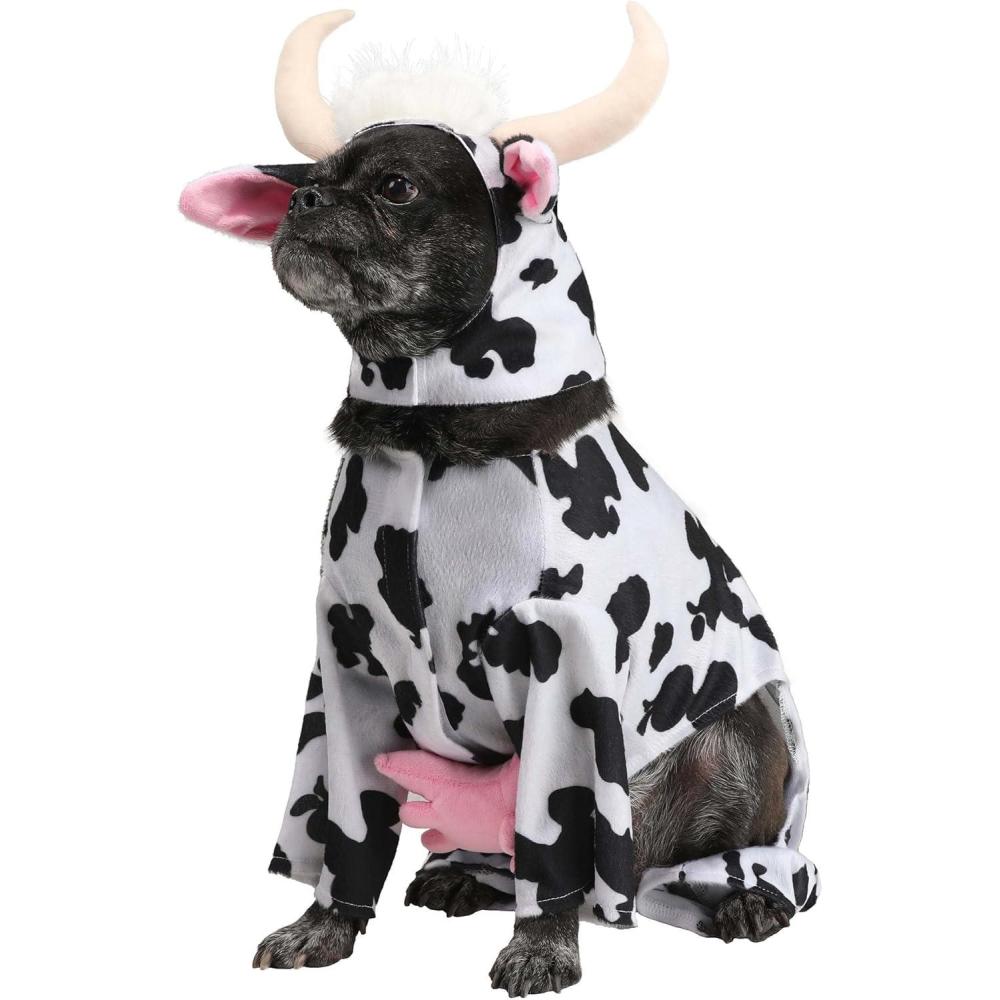 imageFun Costumes Cow Dog Costume Multicolor SmallS