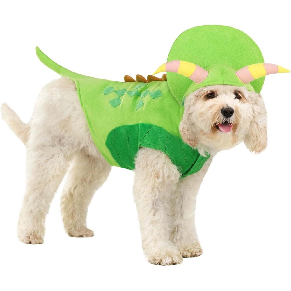 imageFun Costumes Magic School Bus Liz Pet Costume Velour Hooded Outfit ampamp HornsSmall