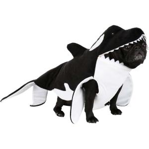 Fun Costumes Orca Dog Costume Hooded Outfit with Hook & Loop Fastener and Leash Slit(Medium)