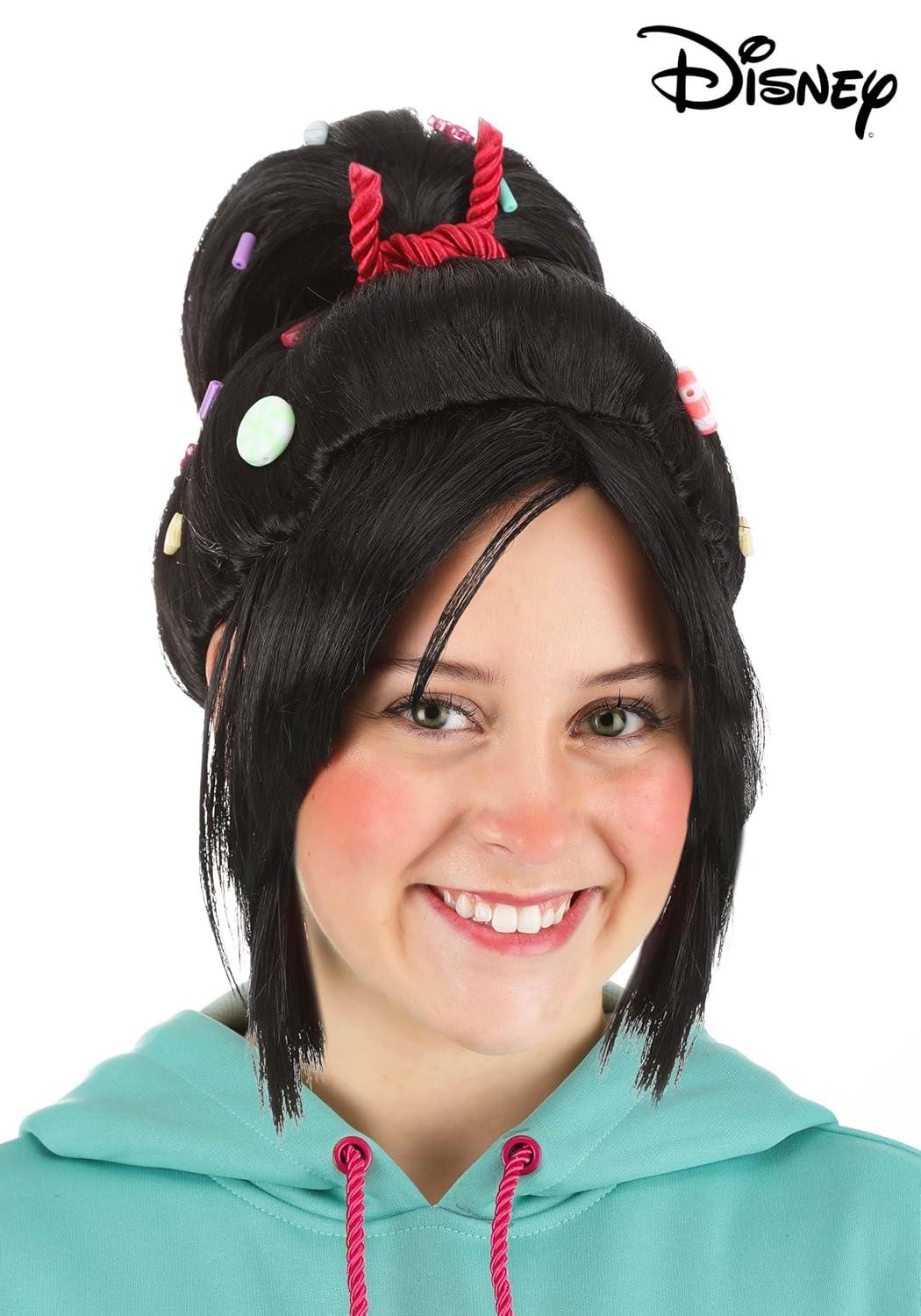 imageFun Costumes Womens Disney Wreck it Ralph Vanellope Wig