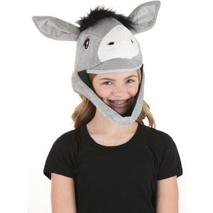 Donkey Jawesome Costume Mask – Velour Shell with Sculpted Muzzle, Adjustable Fit(Standard)