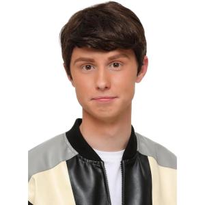 Ferris Bueller Wig – Synthetic Hair Wig with Elastic Mesh Cap, Officially Licensed