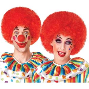Fun Costumes Round Clown Wig Standard(Standard)