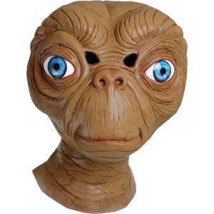 Fun Costumes Adult ET The Extra-Terrestrial Costume Mask – Officially Licensed ET Merch for Halloween Themed Events – Brown, Standard