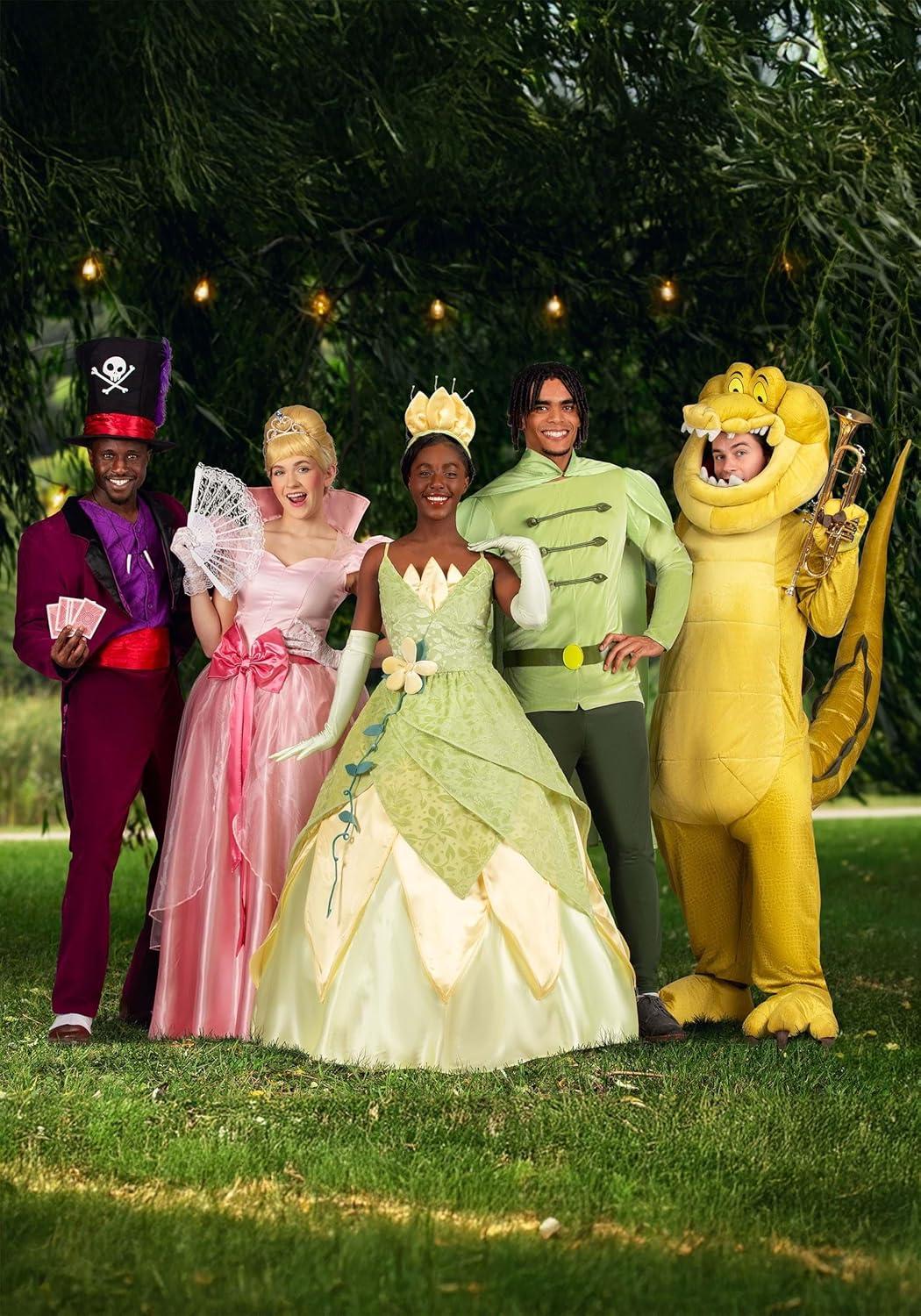 imageDisney Boys Dr Facilier Costume  The Princess and the Frog Shadow Man Outfit for Kids with Hat Necklace Vest and More