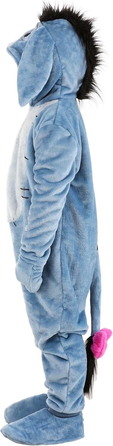 imageDisney Deluxe Kids Eeyore Costume Disneys Winnie the Pooh Eeyore Hooded Suit Halloween Costume for Boys and Girls