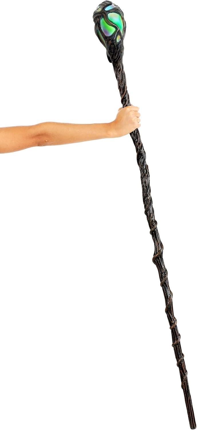 imageDisney Maleficent Staff Costume Accessory for Adults  LightUp 56Inch Disney Costume Prop  Officially Licensed