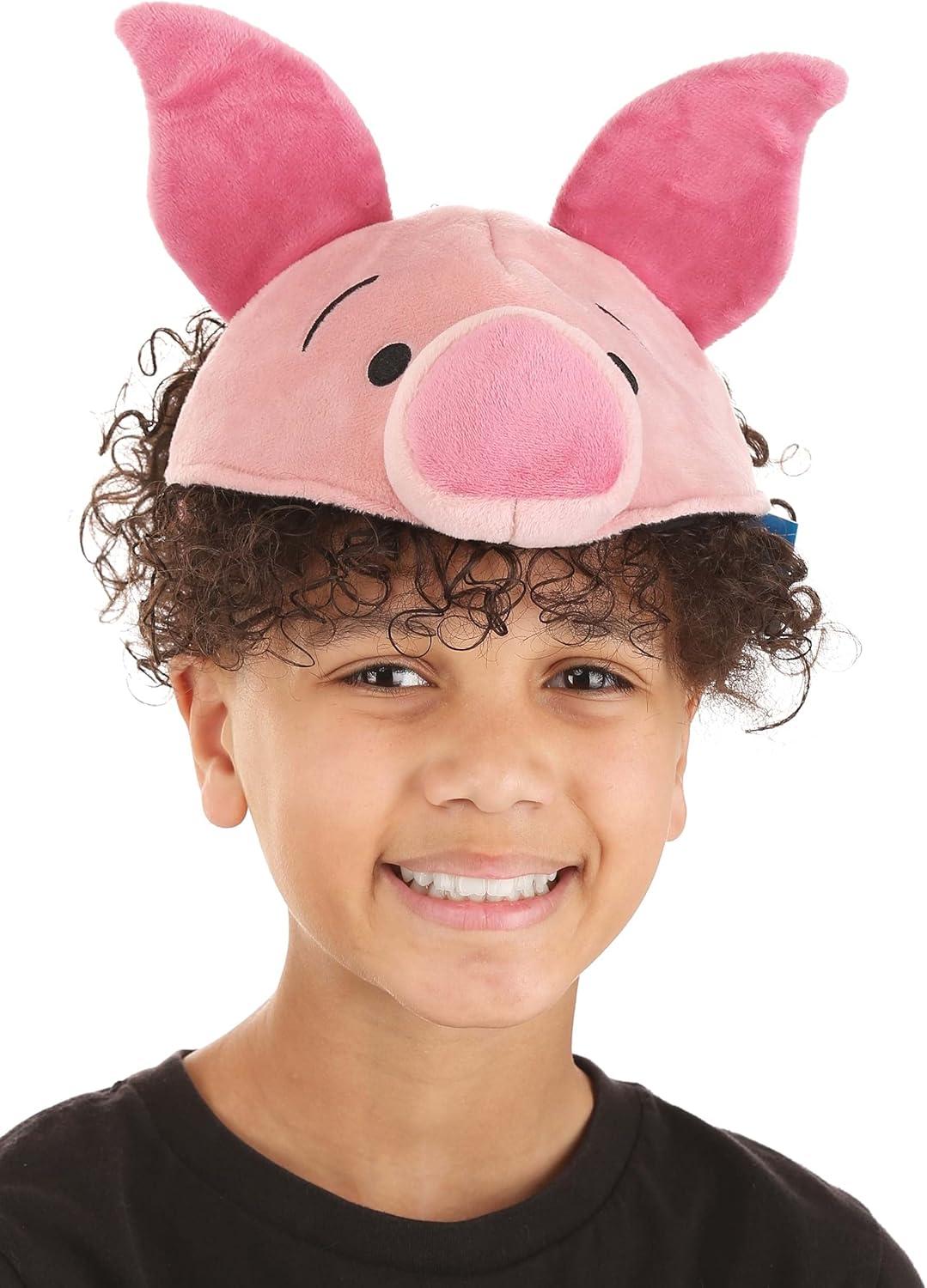 imageDisney Winnie the Pooh Piglet Plush Headband  Embroidered Ears and Snout Officially Licensed