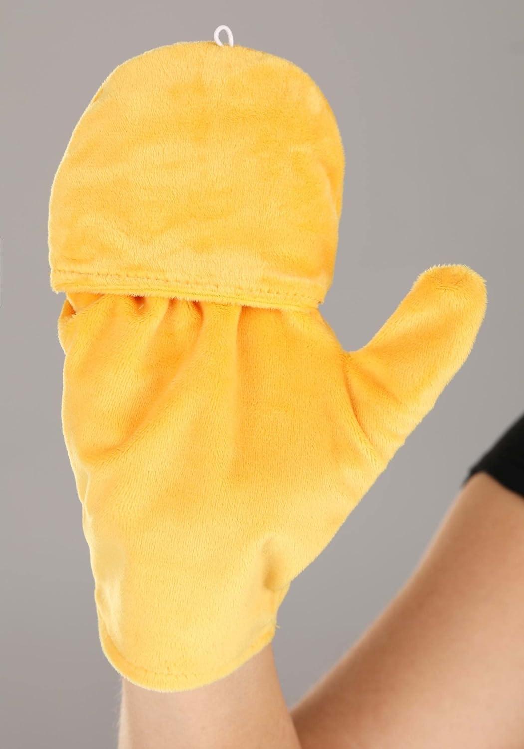 imageDisney Winnie the Pooh Soft Headband ampamp Mittens Kit  Velour Fabric with FlipBack Mittens Officially Licensed
