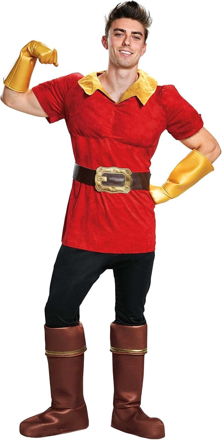 imageGaston Costume for Adults Official Disney Beauty and the Beas Mens Halloween Costume