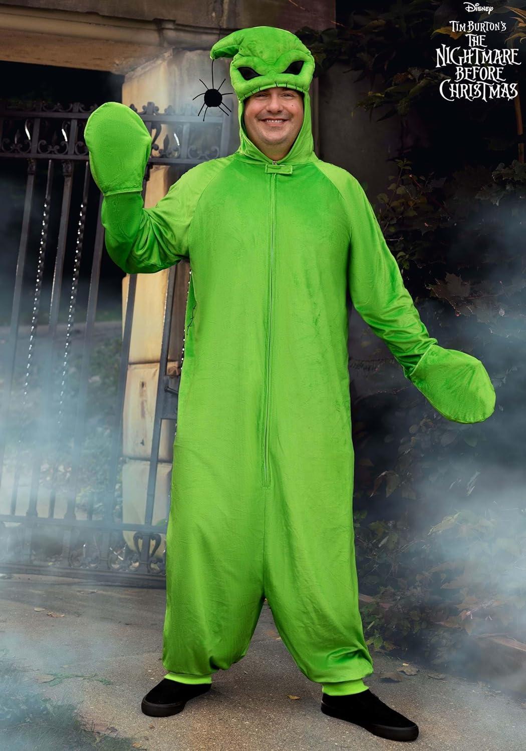 imagePlus Size Adult Deluxe Nightmare Before Christmas Green Oogie Boogie Costume  Disney Costumes