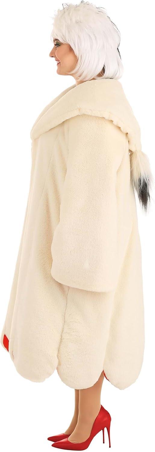 imagePlus Size Deluxe Cruella De Vil Coat Costume for Women
