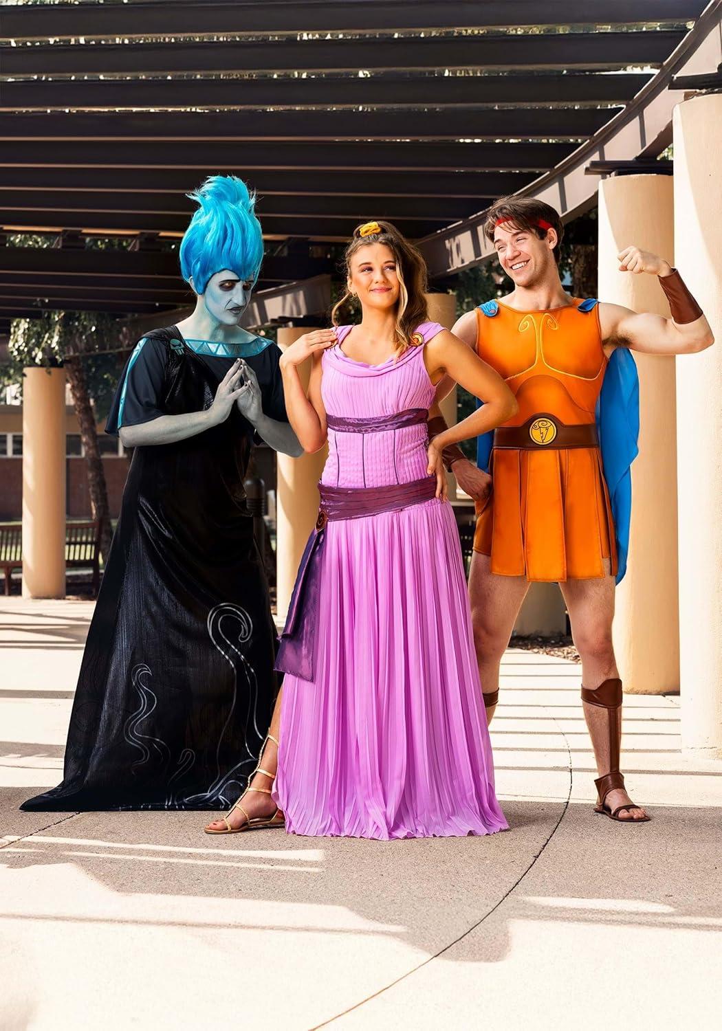 imagePlus Size Hades Costume  Disneys Hercules Hades Adult Costume Blue Haired Greek God of the Underworld