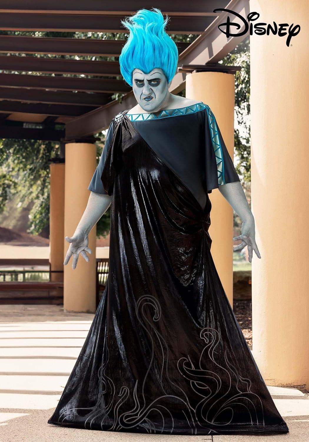 imagePlus Size Hades Costume  Disneys Hercules Hades Adult Costume Blue Haired Greek God of the Underworld