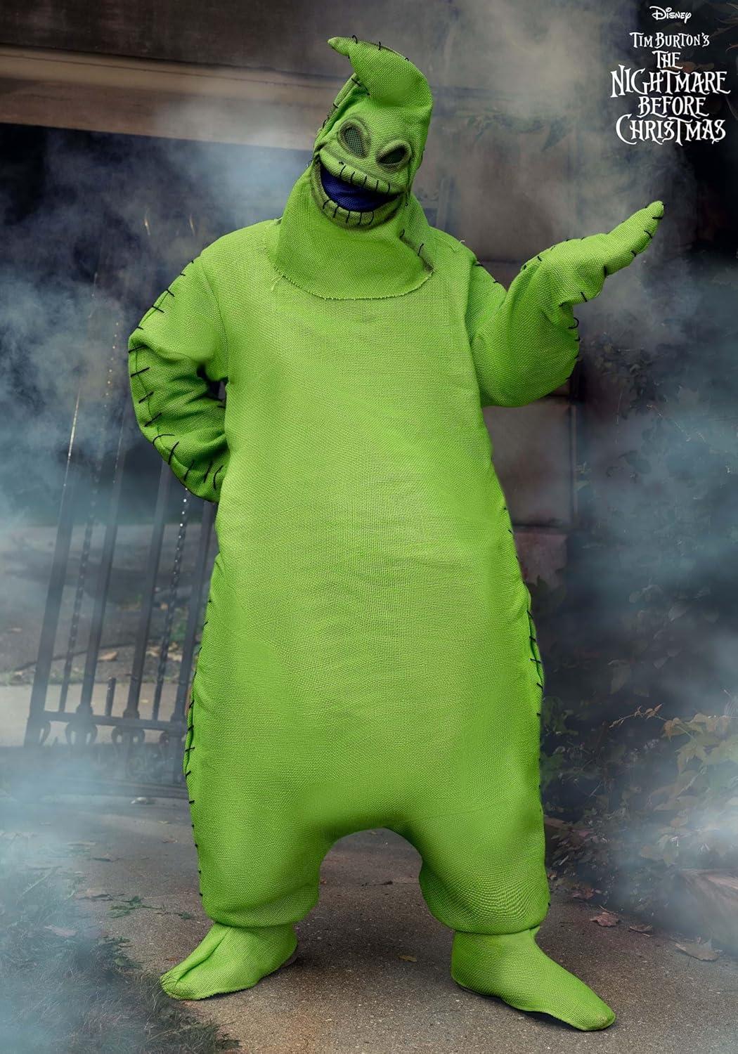 imagePlus Size Oogie Boogie Costume  Authentic Disney Adult Nightmare Before Christmas Green Oogie Boogie Costume