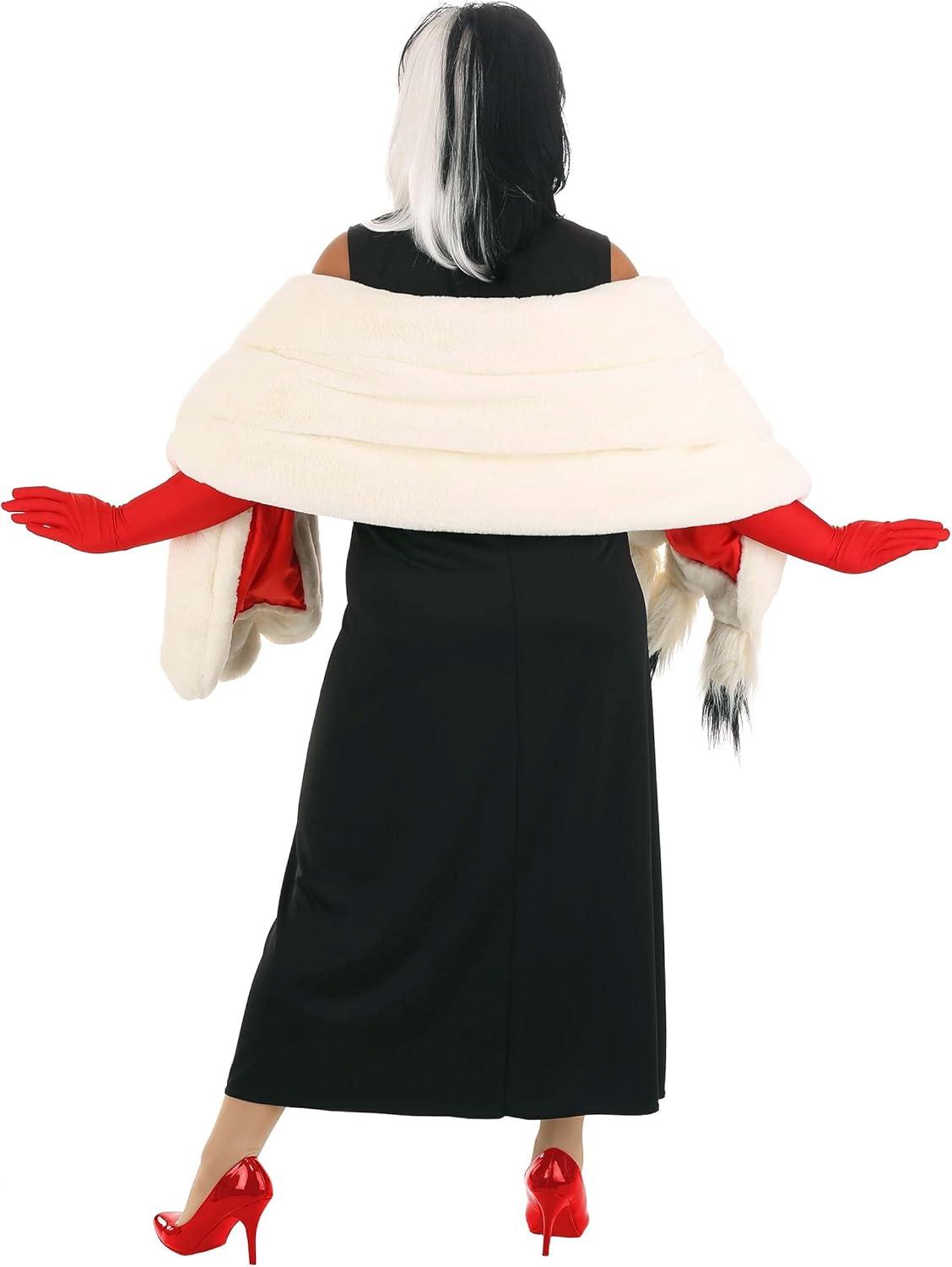 imageWomens Plus Size Cruella De Vil Stole Costume