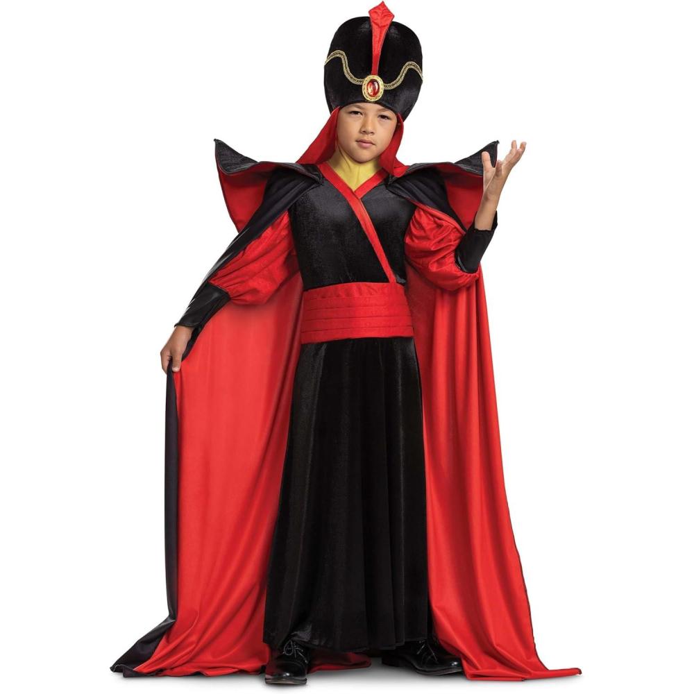 imageDisguise Boys Jafar Costume Official Disney Alladin Deluxe Kids Costume OutfitJafar