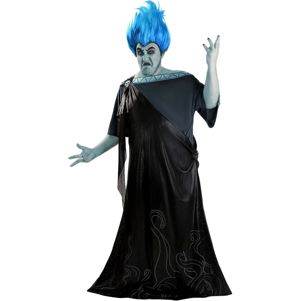 imagePlus Size Hades Costume  Disneys Hercules Hades Adult Costume Blue Haired Greek God of the Underworld