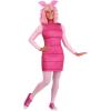 imageWomens Disney Winnie the Pooh Piglet Costume Dress with Ears Headband