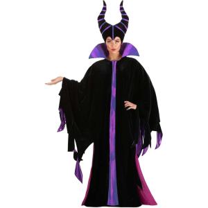 Disney Adult Classic Maleficent Costume Womens, Sleeping Beauty Black Robe, Villain Halloween Costume