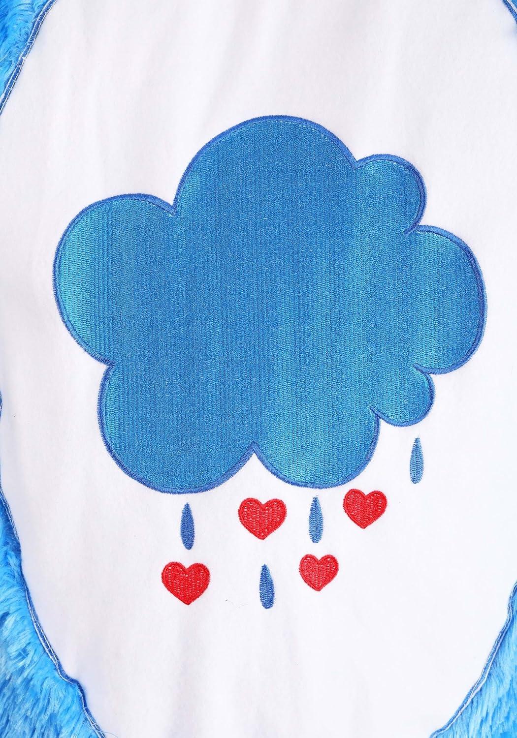 imageAdult Plus Size Care Bears Grumpy Bear Costume Onesie SuitBundle W Makeup Kit