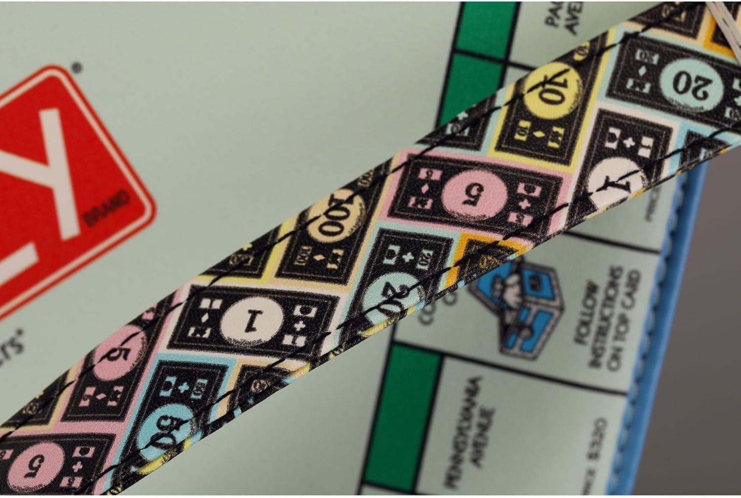 imageMonopoly Board Game Purse Bag wAdjustable Strap Magnetic Snap Closure ampamp Zipper Pocket Board Games Accessories
