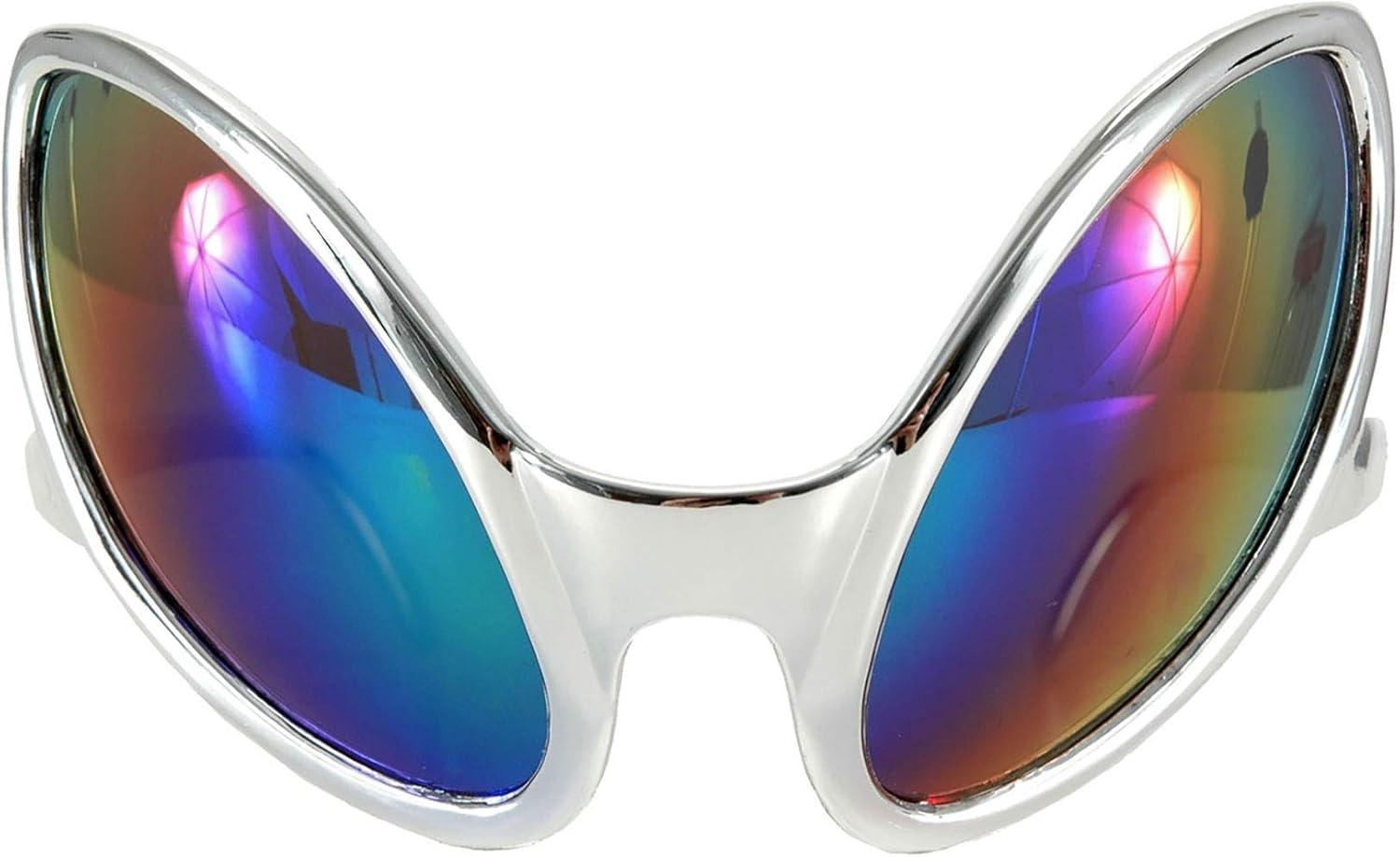 imageRainbow Tint Close Encounter Glasses Novelty Design with Iridescent Lenses