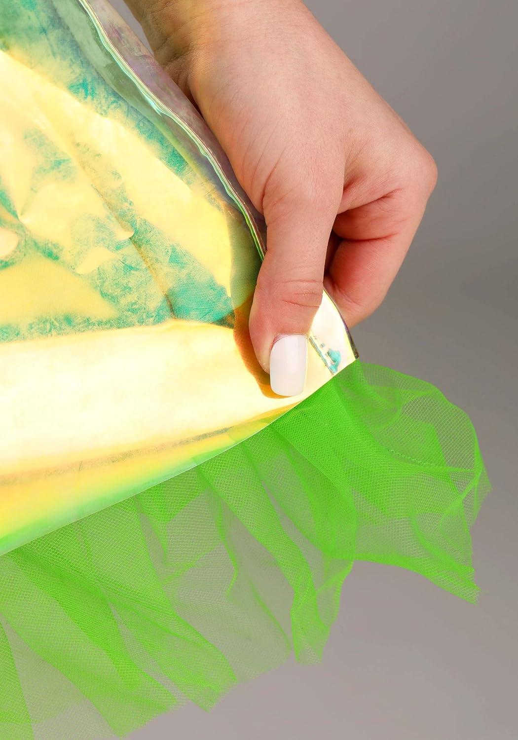 imageSupernova Surfer Alien Costume for Kids Holographic Crop Top Skirt ampamp Headband with Posable Antennae