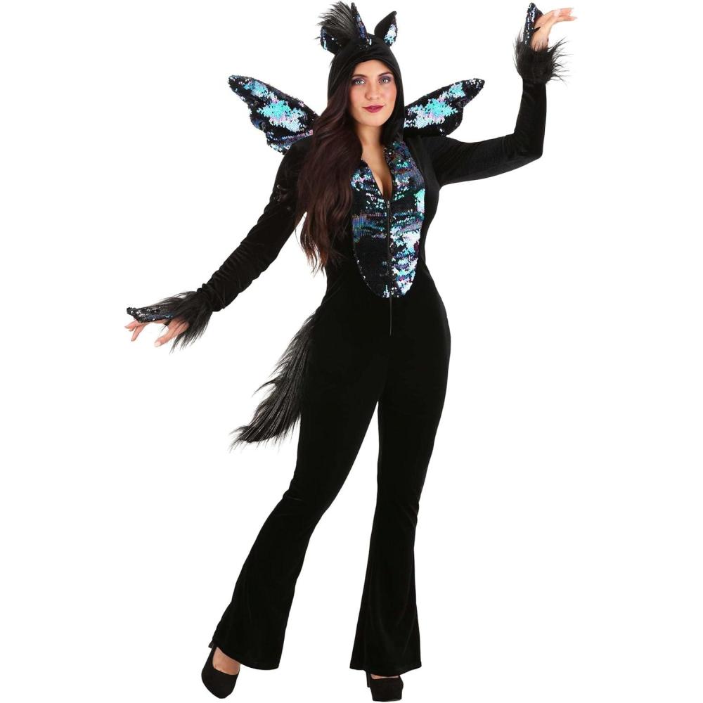 imageAdult Pegasus Costumes for Women Mythical Creature Cosplay Outfit  Winged Flying Horse Halloween CostumeBlack