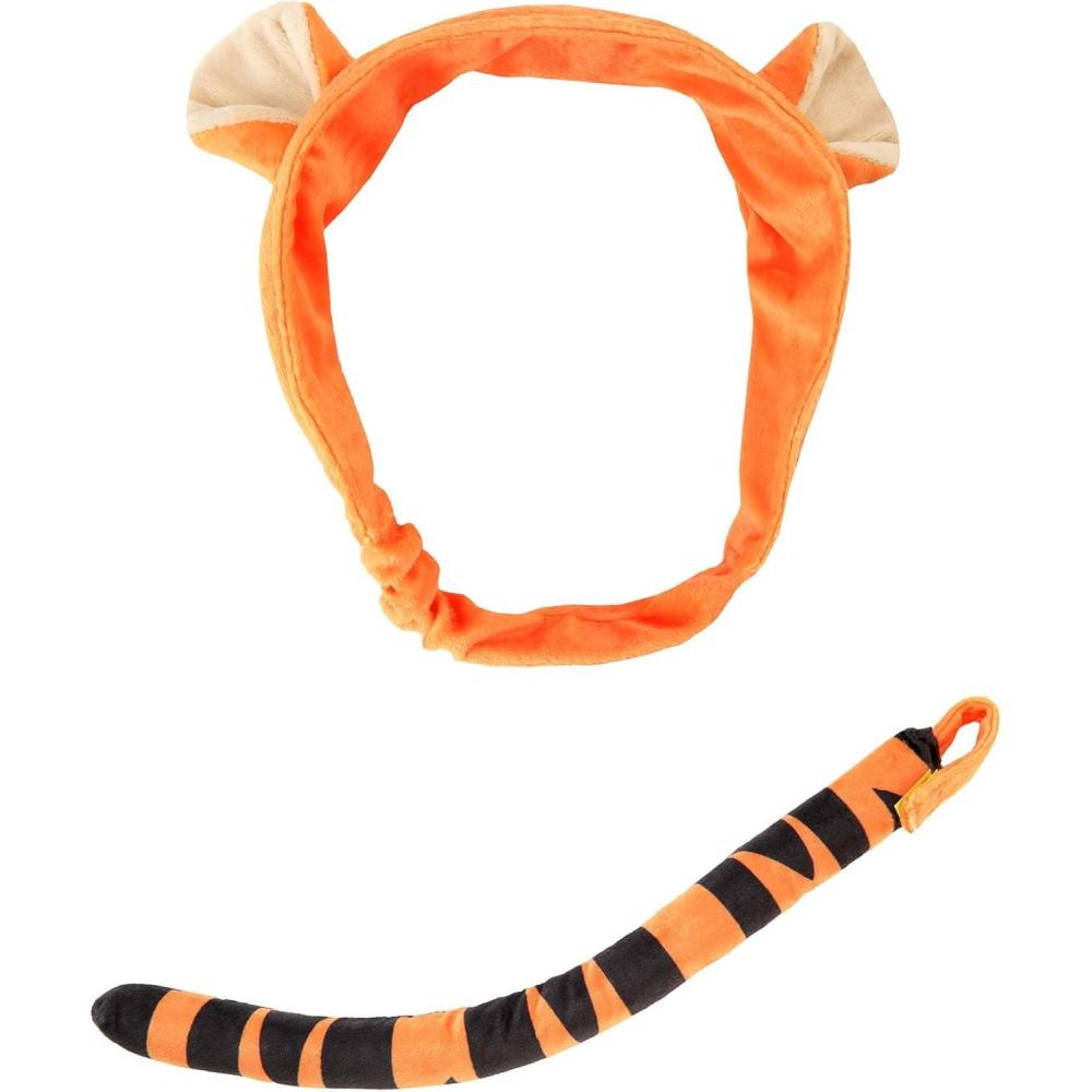 imageDisney Winnie the Pooh Tigger Headband ampamp Tail Costume Kit with Adjustable Fit