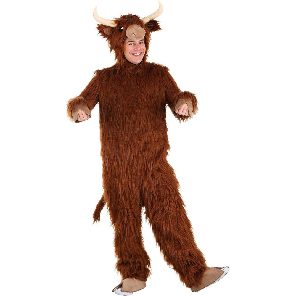 imageFun Costumes Mens Highland Cow Costume XLargeXLarge