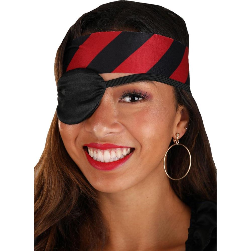 imagePirate Eye Patch and Earring Costume Accessory Kit