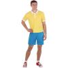 imageAdult Disney Winnie the Pooh Christopher Robin Deluxe Halloween Costume  Officially Licensed Outfit with Shirt ampamp Shorts