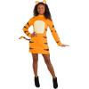 imageWomens Disney Winnie the Pooh Tigger Costume Dress with Tail and Ears Headband