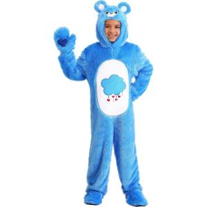 Care Bear Grumpy Bear Onesie for Kids | Classic 80s Cartoon Character | Perfect for Halloween or Pretend Play