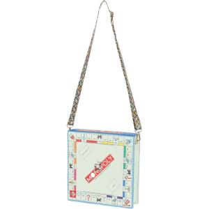 Monopoly Board Game Purse Bag w/Adjustable Strap, Magnetic Snap Closure & Zipper Pocket – Board Games Accessories
