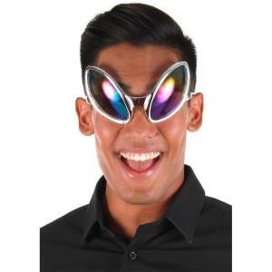 Rainbow Tint Close Encounter Glasses – Novelty Design with Iridescent Lenses