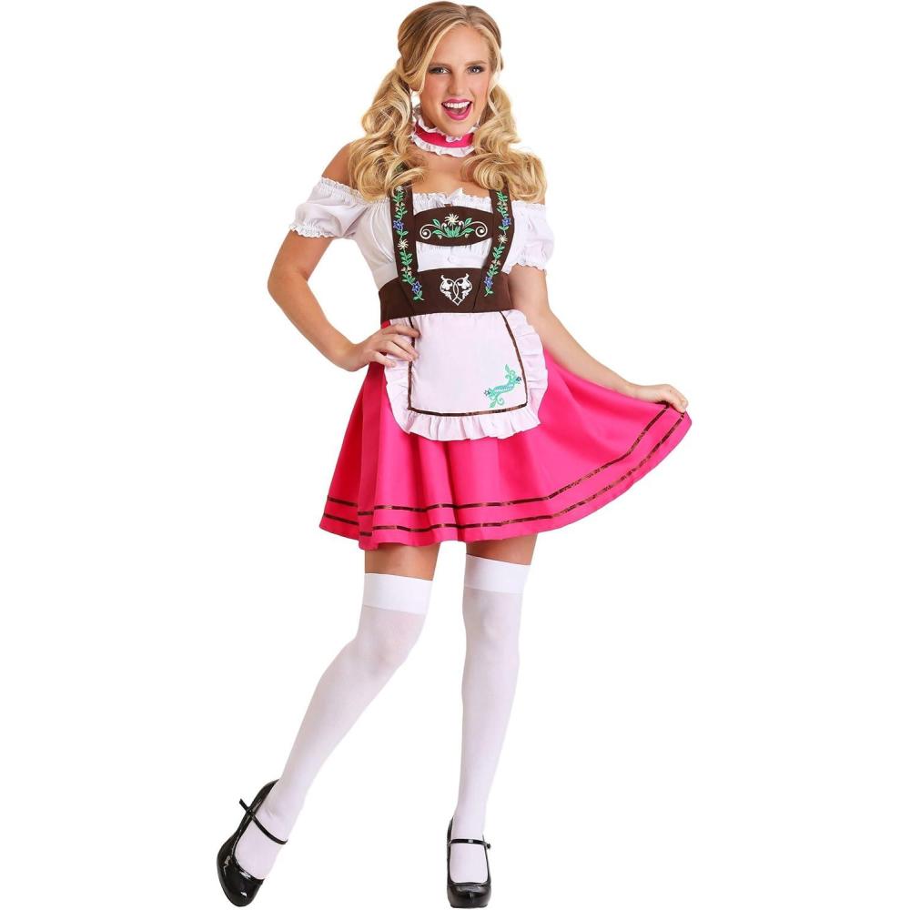 imageOlga Oktoberfest Beer Maid Costume  German Maiden Outfit  Bavarian Attire  Halloween Dirndl Dress