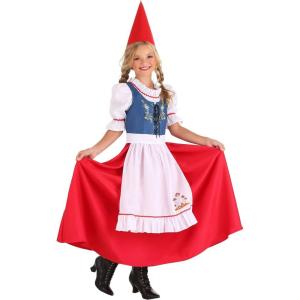 Garden Gnome Costume for Girls