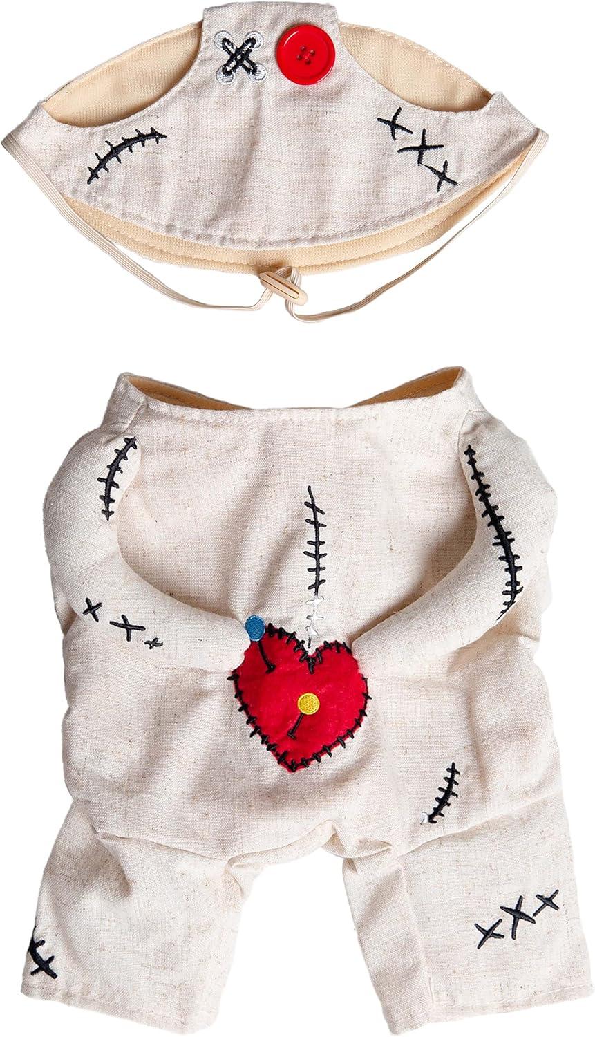 imagePET KREWE Voodoo Doll Dog Costume Perfect for Halloween Parties Photoshoots Gifts for Dog Lovers Regular MediumLarge