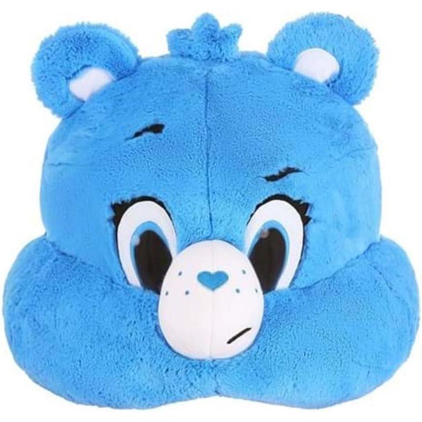 imageCare Bears Grumpy Bear Mascot Headpiece  Adult Halloween Costume  80s TV Character  Meshcovered eyes