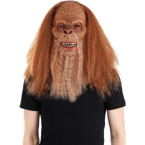 Adult Jack Link’s Sasquatch Mask | Officially Licensed Wild Bigfoot Mask with Faux Fur