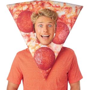 Fun Costumes Pepperoni Pizza Mask Standard(Standard)