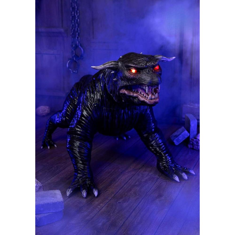 imageFun Costumes Ghostbusters Terror Dog Animatronic Halloween Decoration Haunted Animatronic with Lights Sound and Motion