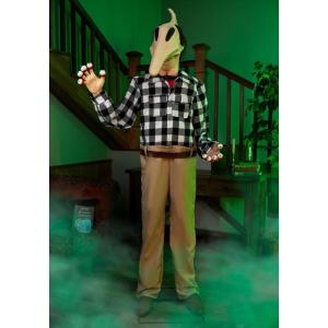 Gemmy 6.3FT Beetlejuice Adam Animatronic Decoration | Life Size Figure with Moving Head Eyeball Fingers, Movie Quotes, Officially Licensed Halloween Horror Display
