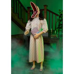 Gemmy Life Size Beetlejuice Barbara Animatronic | Halloween Decoration with Moving Head and Arm, Motion Sensor, Sound