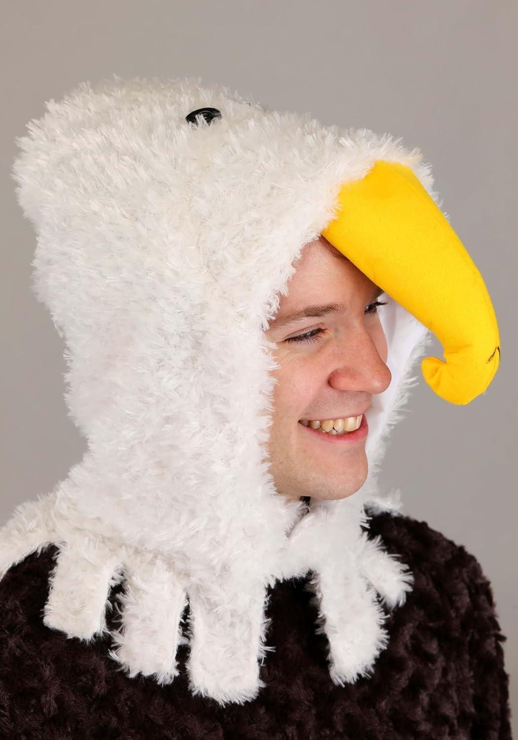 imageAdult Eagle Costume Faux Fur Eagle OutfitBundle W Rubber Fish